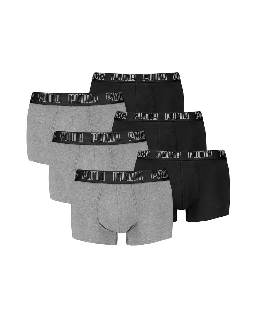 Puma-Herren-Boxershort-6er-Pack-schwarz