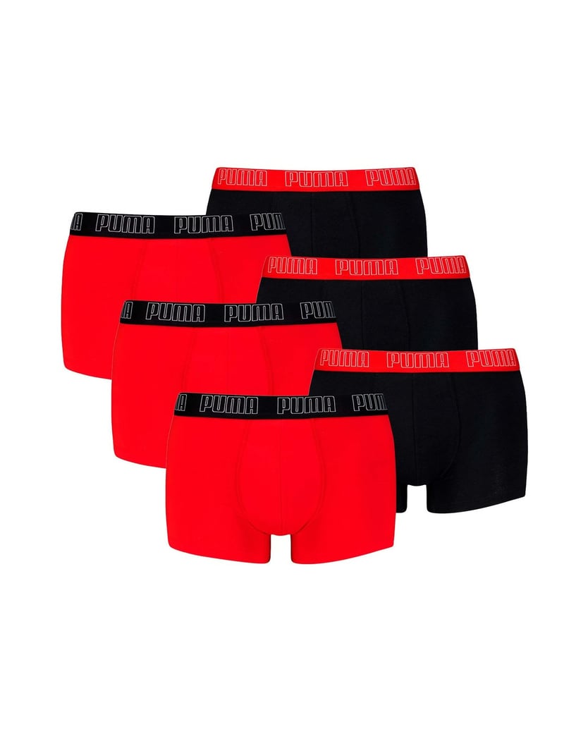 Puma-Herren-Boxershort-6er-Pack-schwarz