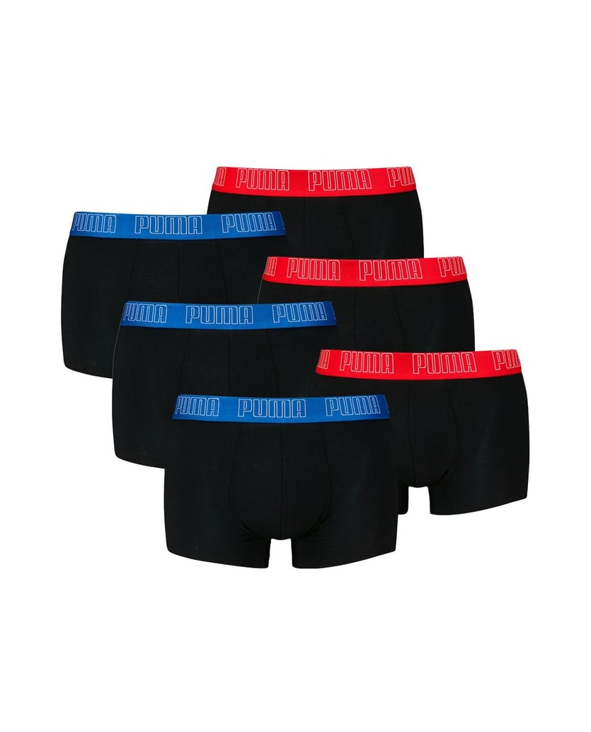 Puma-Herren-Boxershort-6er-Pack-schwarz