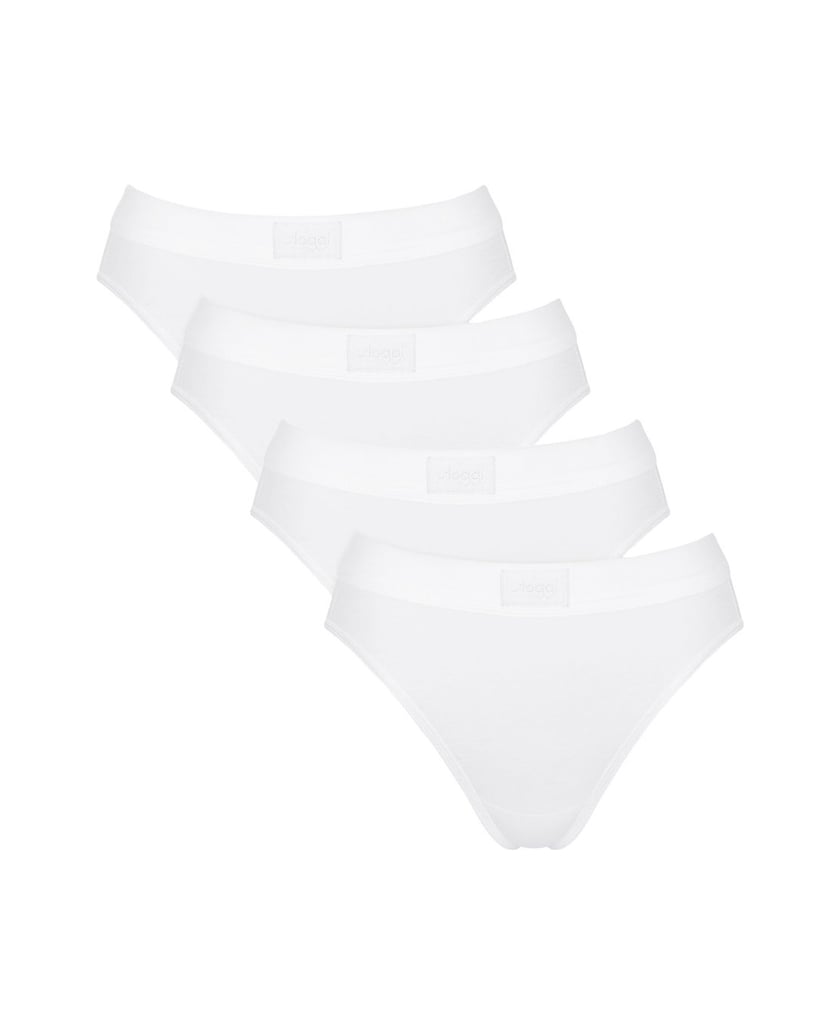 Sloggi-Damen-Slip-4er-Pack-Double-Comfort-Tai-4P-schwarz