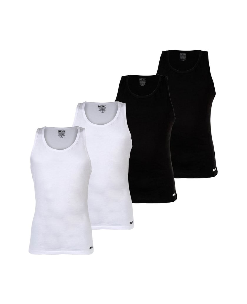 Diesel-Herren-Unterhemd-4er-Pack-WALTY-D-BOX-4PACK-schwarz