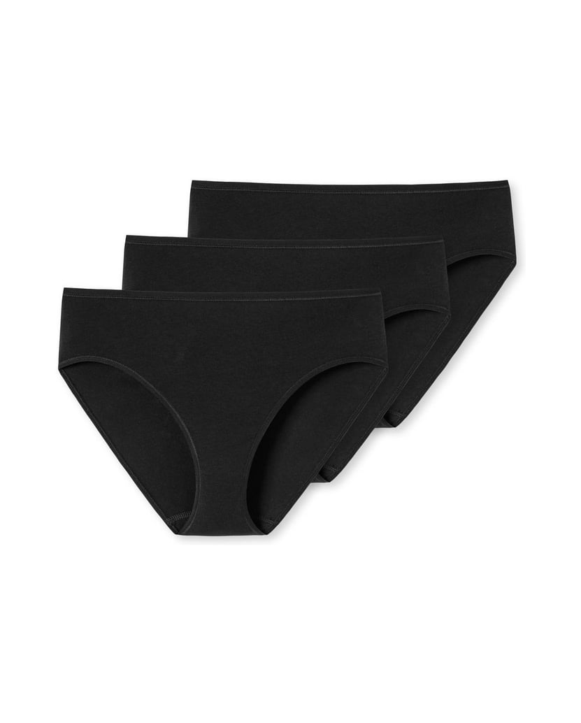 SCHIESSER-Damen-Slip-3er-Pack-schwarz