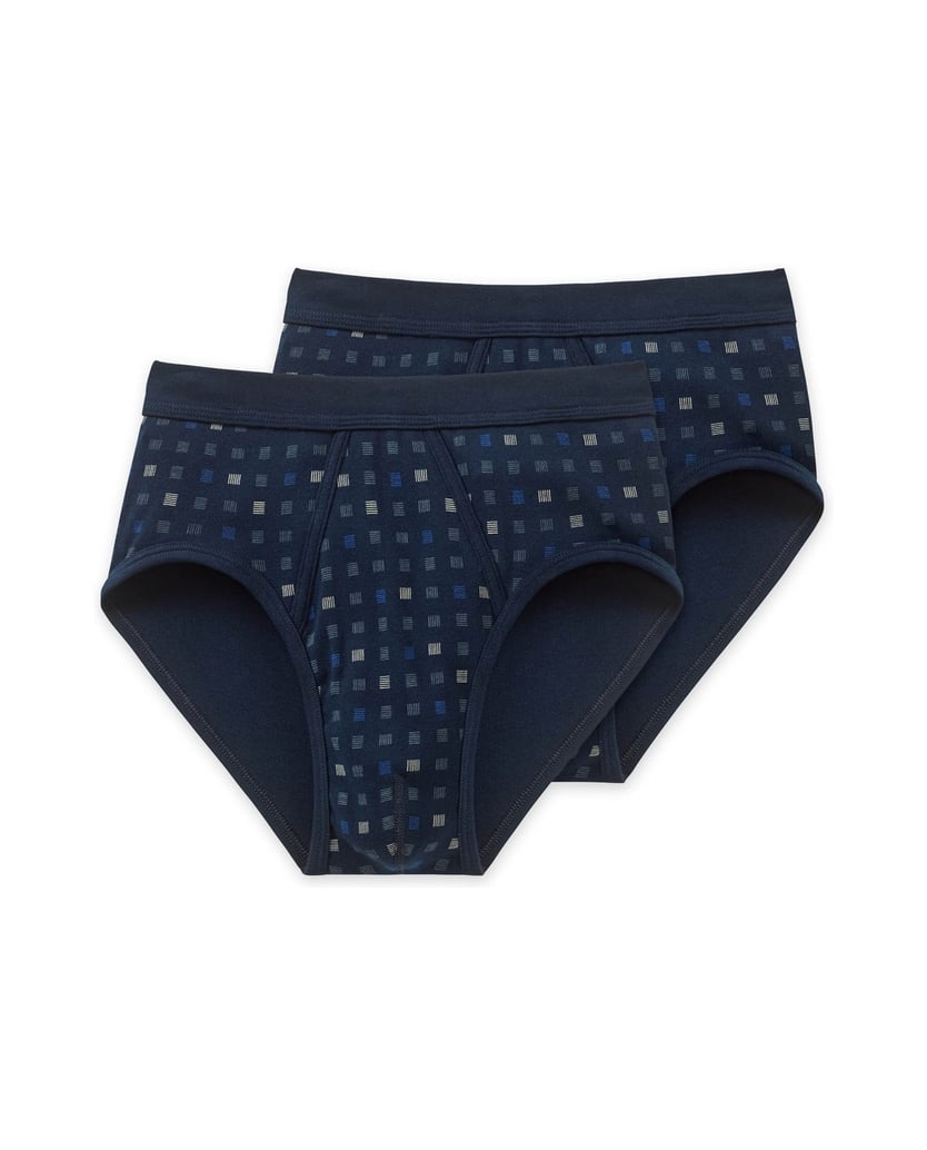 SCHIESSER-Herren-Slip-2er-Pack-navy