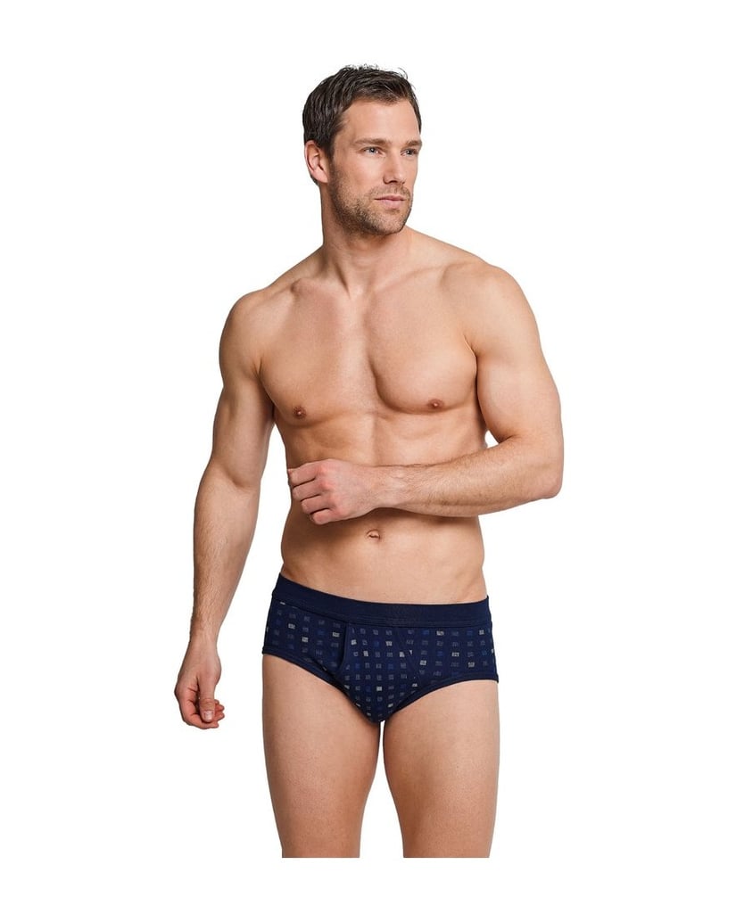 SCHIESSER-Herren-Slip-2er-Pack-navy