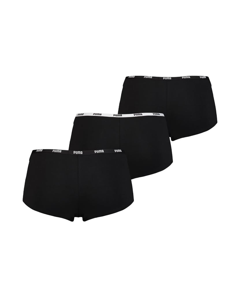Puma-Damen-Panty-3er-Pack-schwarz