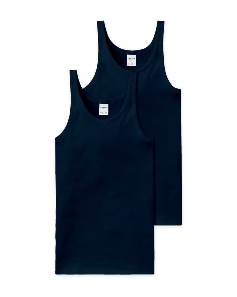SCHIESSER-Herren-Unterhemd-2er-Pack-ESSENTIALS-weiss