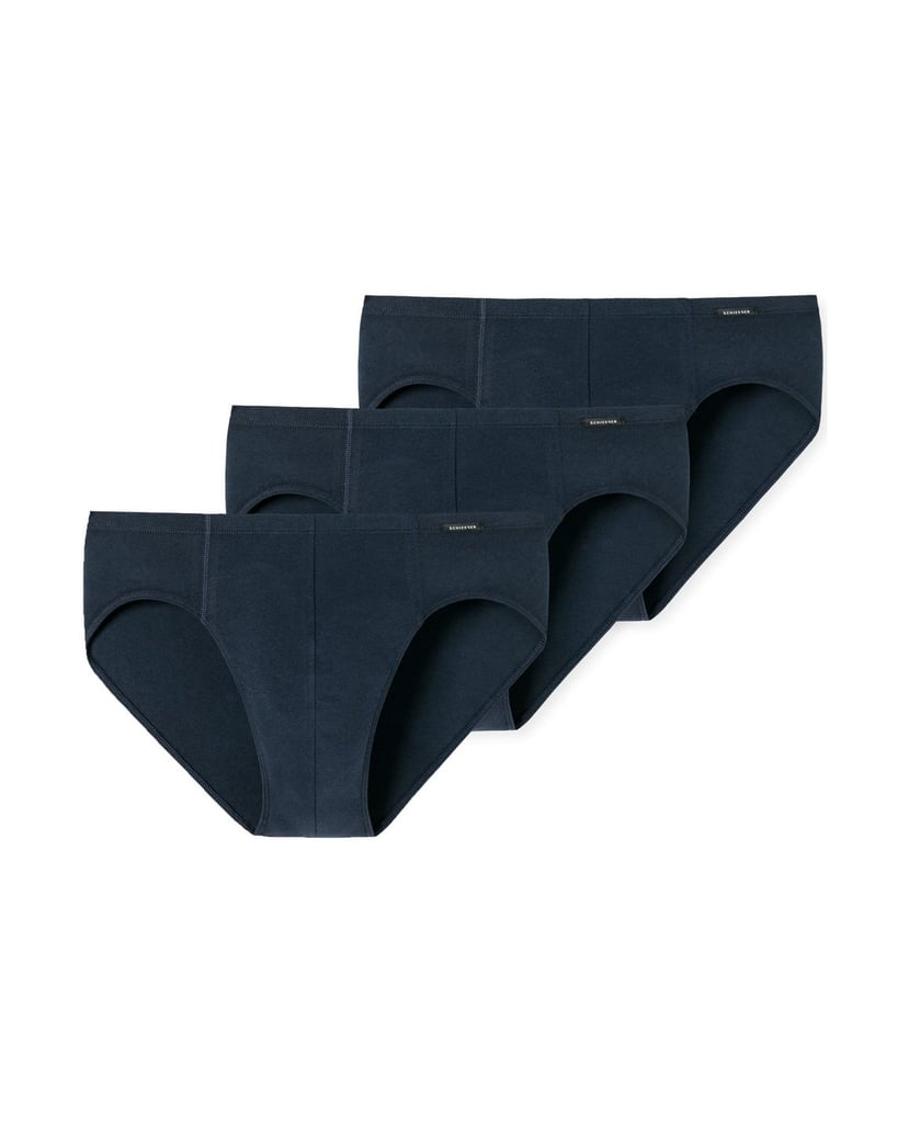 SCHIESSER-Herren-Slip-3er-Pack-schwarz