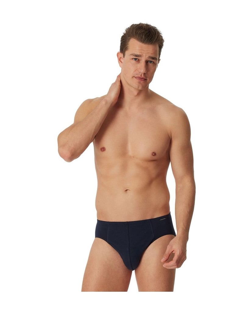 SCHIESSER-Herren-Slip-3er-Pack-schwarz