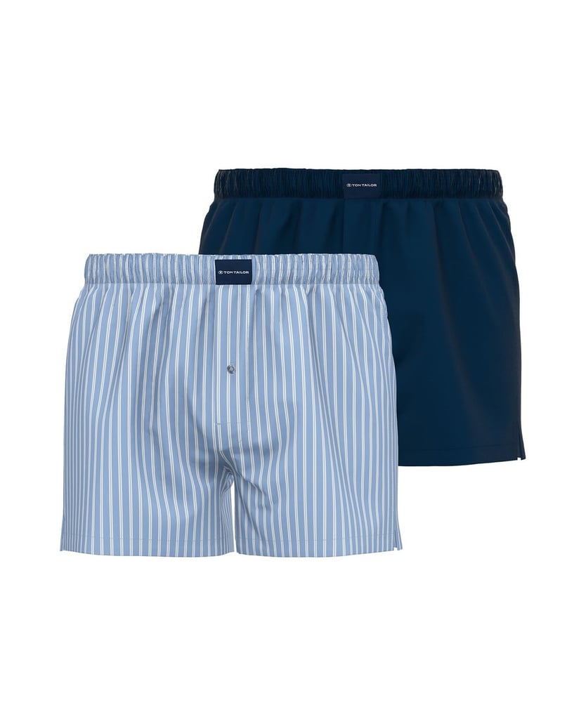 Tom-Tailor-Herren-Web-Boxershorts-2er-Pack-blau