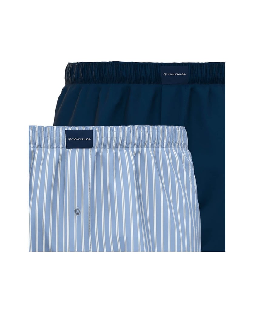 Tom-Tailor-Herren-Web-Boxershorts-2er-Pack-blau