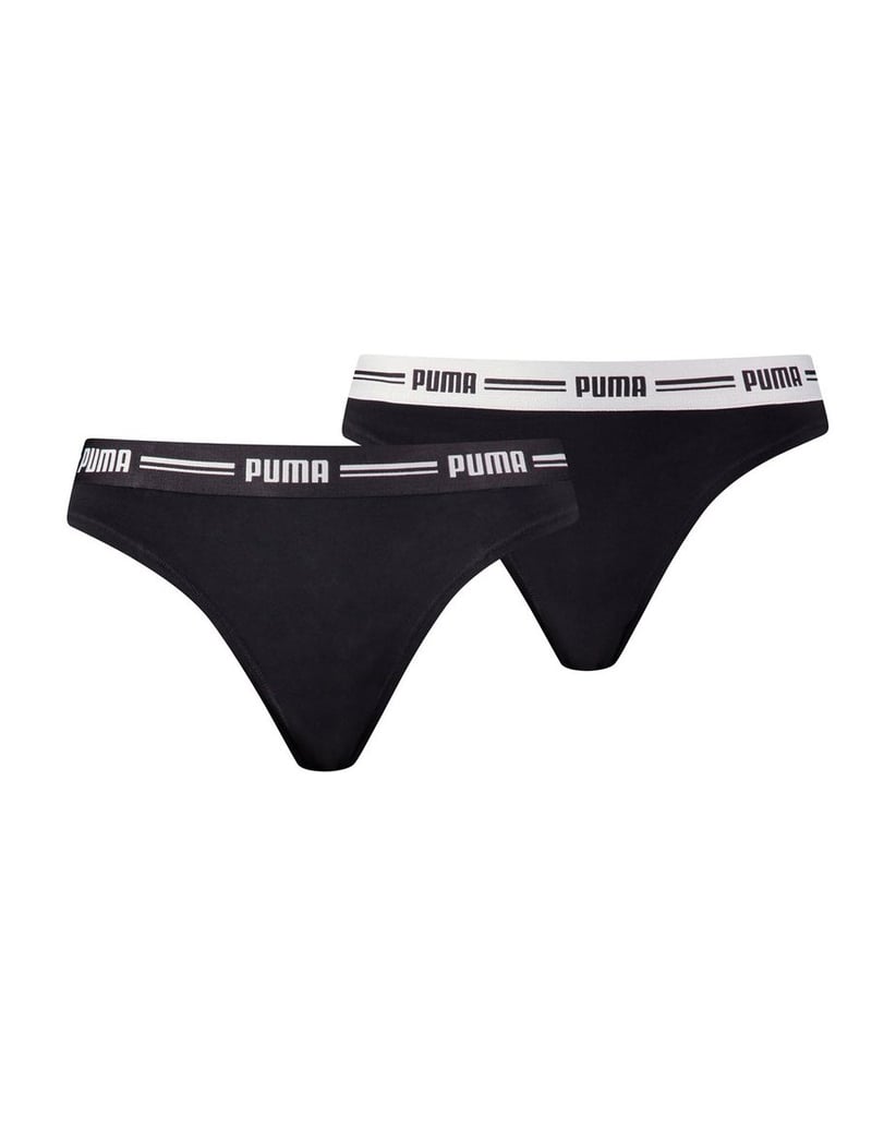 Puma-Damen-String-2er-Pack-schwarz