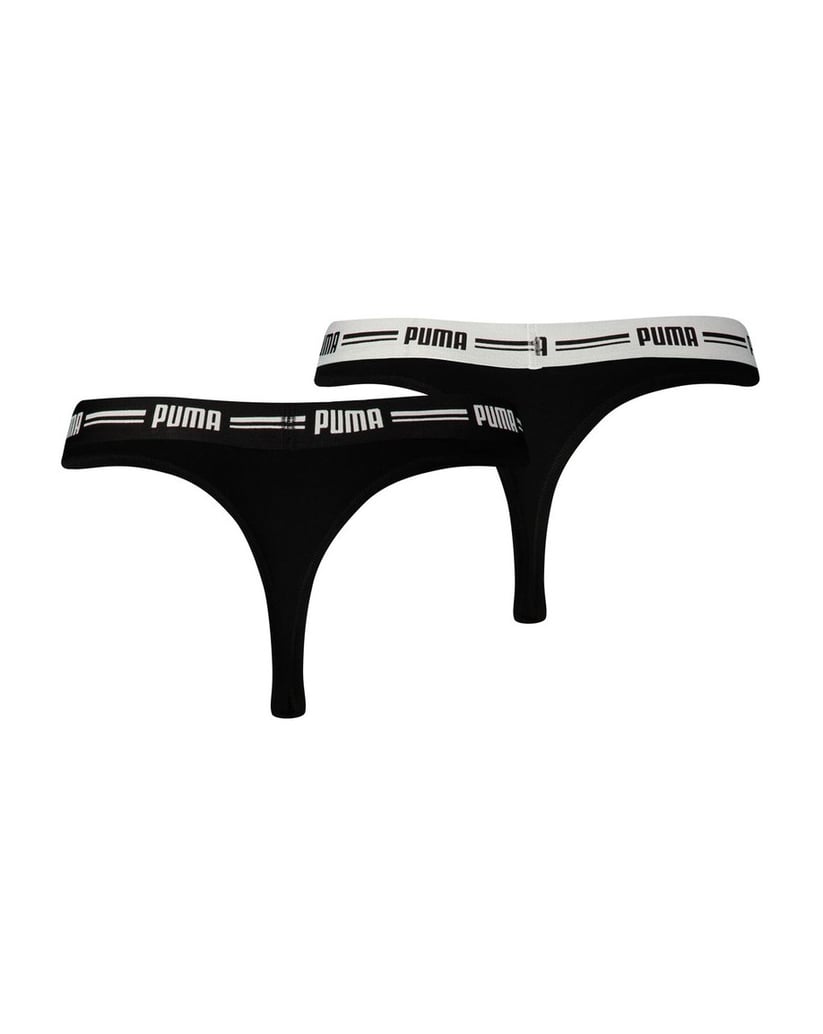 Puma-Damen-String-2er-Pack-schwarz