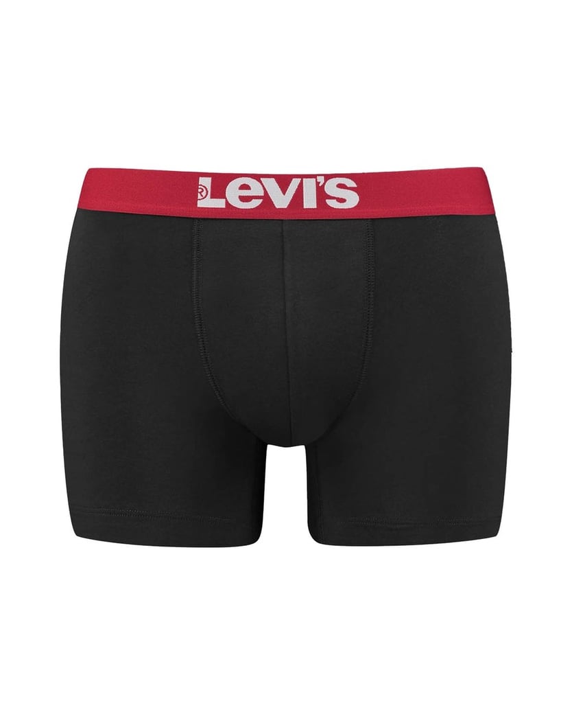 Levis-Herren-Boxershort-4er-Pack-SOLID-BASIC-BOXER-BRIEF-ORG-CO-4P-ECOM-schwarz