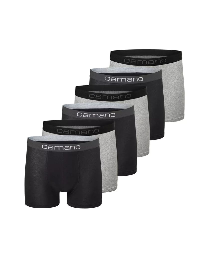 Camano-Herren-Boxershort-6er-Pack-Men-comfort-BCI-Cotton-Boxershorts-6p-in-Box-schwarz