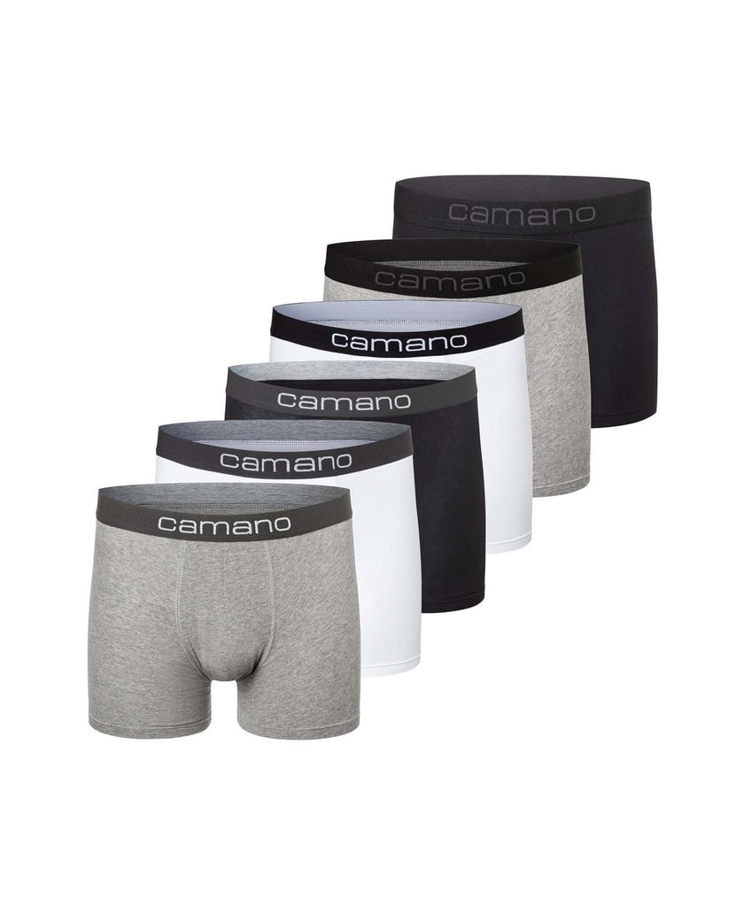 Camano-Herren-Boxershort-6er-Pack-Men-comfort-BCI-Cotton-Boxershorts-6p-in-Box-schwarz