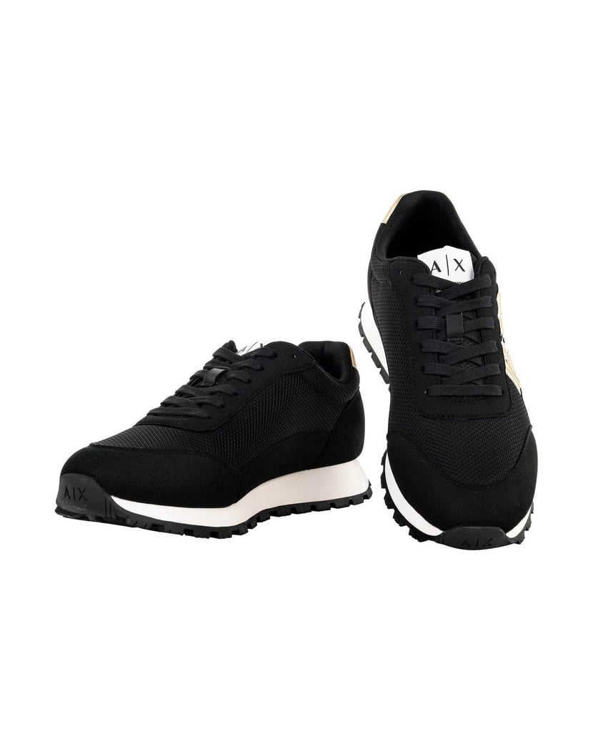 Armani-Exchange-Herren-Sneaker-SNEAKER-DROP-MICROSUEDE+MESH+CALF-PU-gold