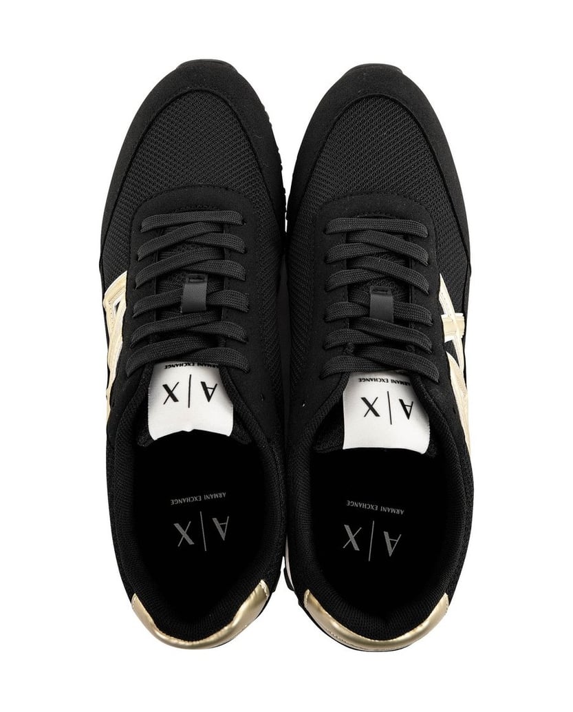 Armani-Exchange-Herren-Sneaker-SNEAKER-DROP-MICROSUEDE+MESH+CALF-PU-gold