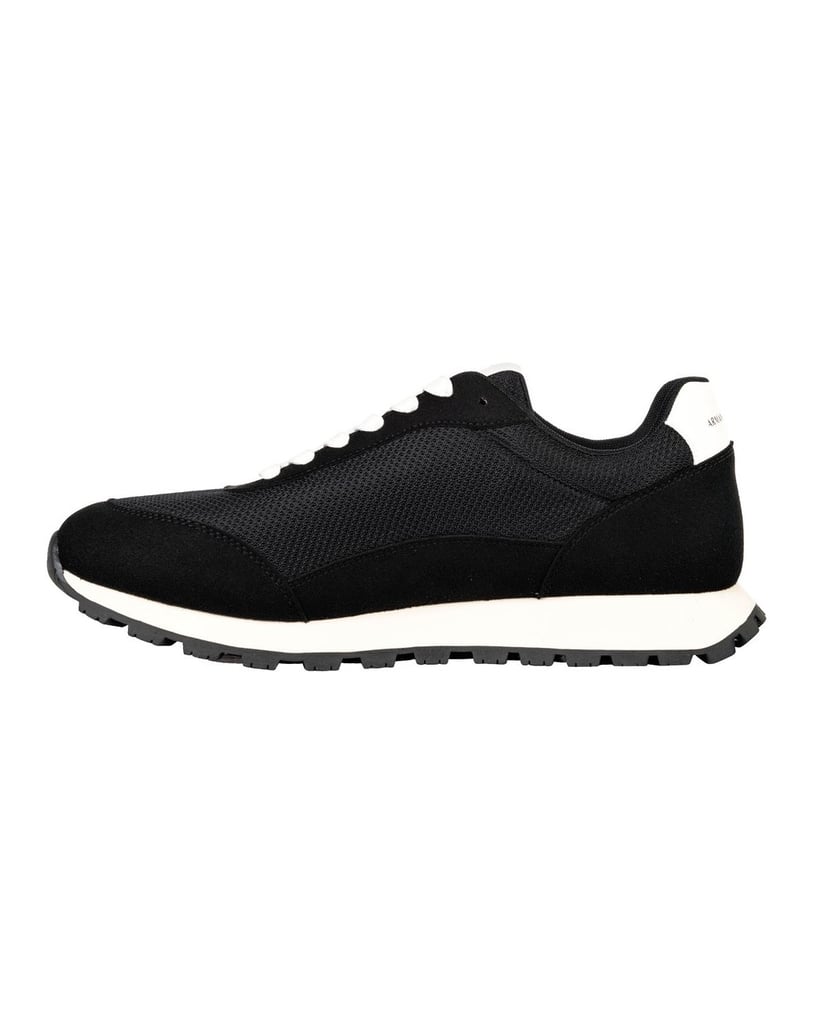 Armani-Exchange-Herren-Sneaker-SNEAKER-DROP-MICROSUEDE+MESH+CALF-PU-schwarz