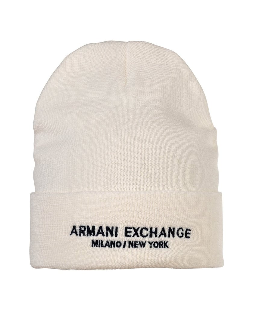 Armani-Exchange-Herren-Mütze-Cappello-Beanie-schwarz