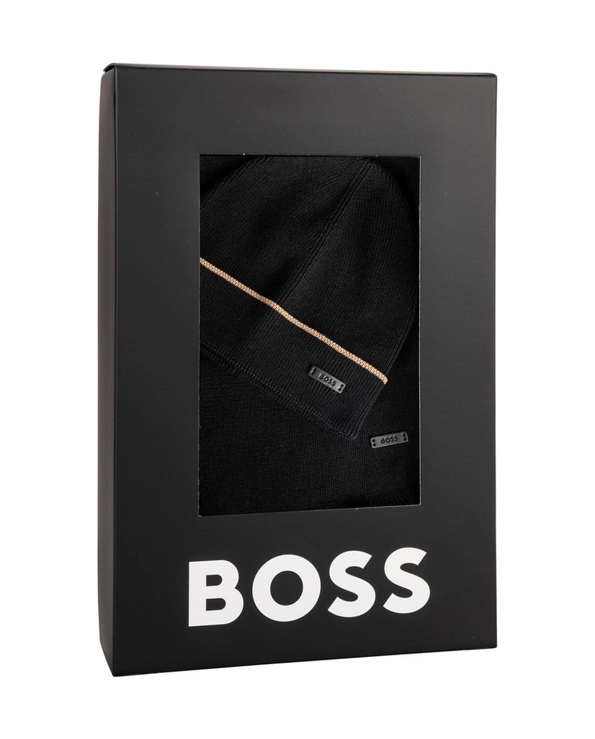 BOSS-Herren-Schal-2er-Pack-Henzo-Set-schwarz