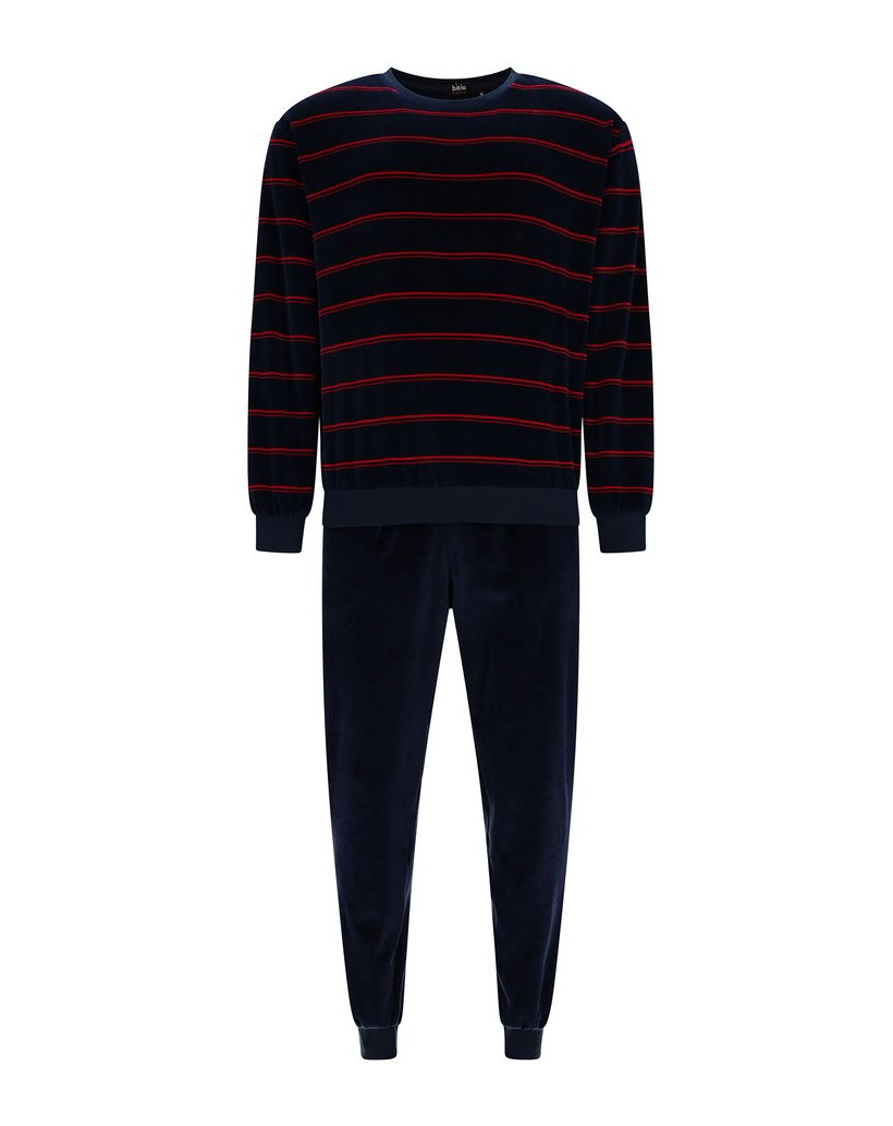 hajo-Herren-Pyjama-dunkelblau