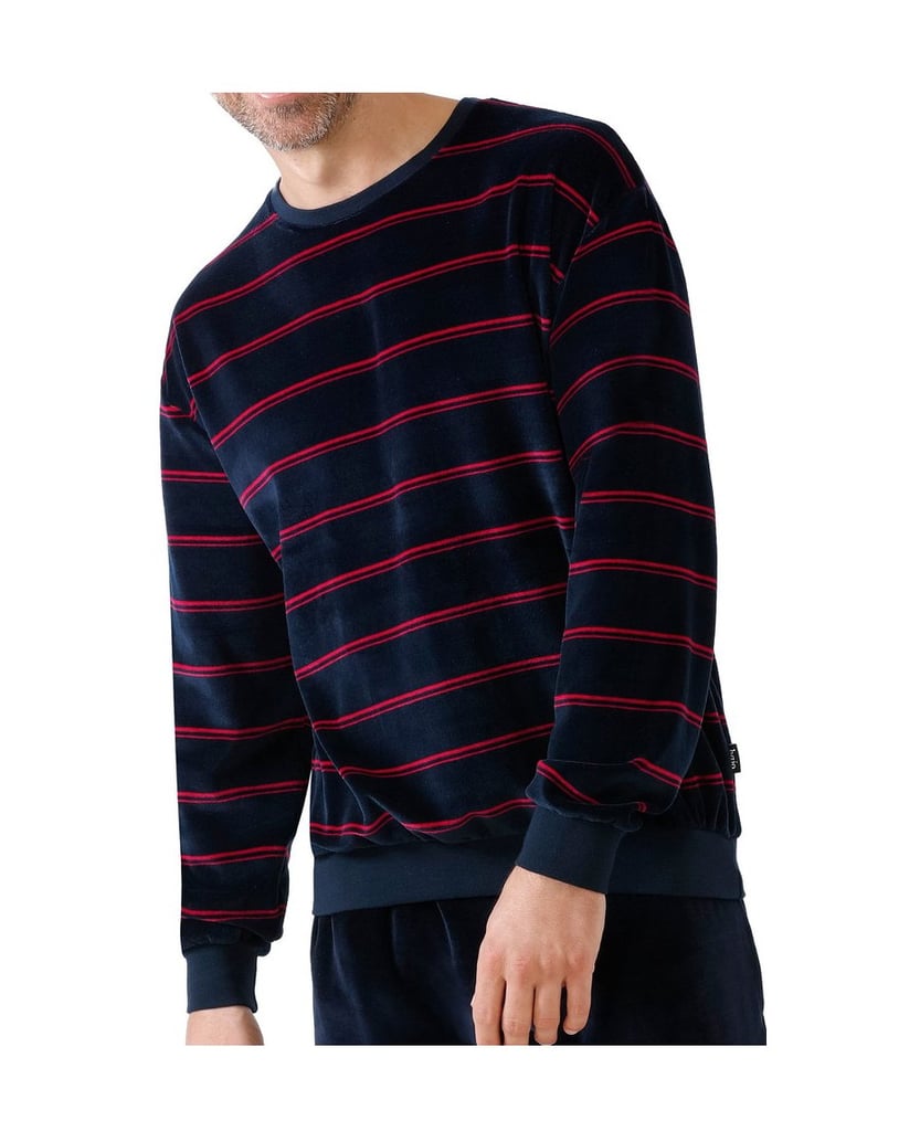 hajo-Herren-Pyjama-dunkelblau