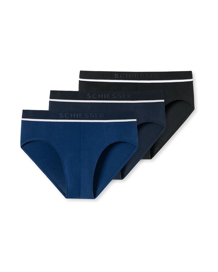 SCHIESSER-Herren-Slip-3er-Pack-3PACK-Rio-Slip-