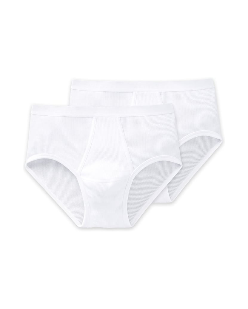 SCHIESSER-Herren-Slip-2er-Pack-Original-Classics-weiss