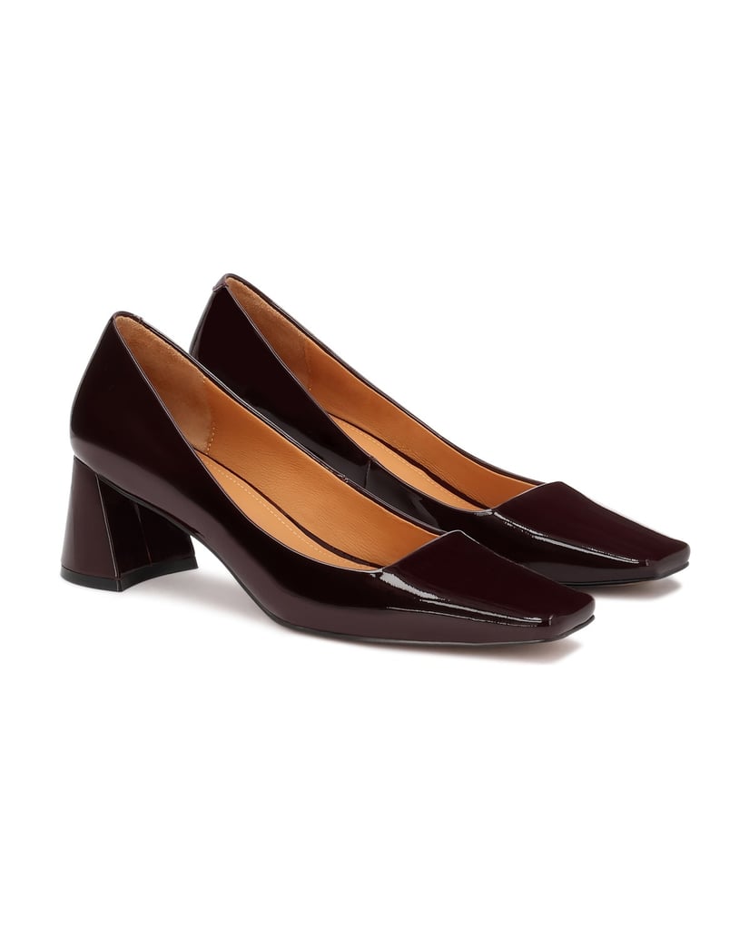 Kazar-Kastanienbraune-Pumps-aus-Lackleder-rot