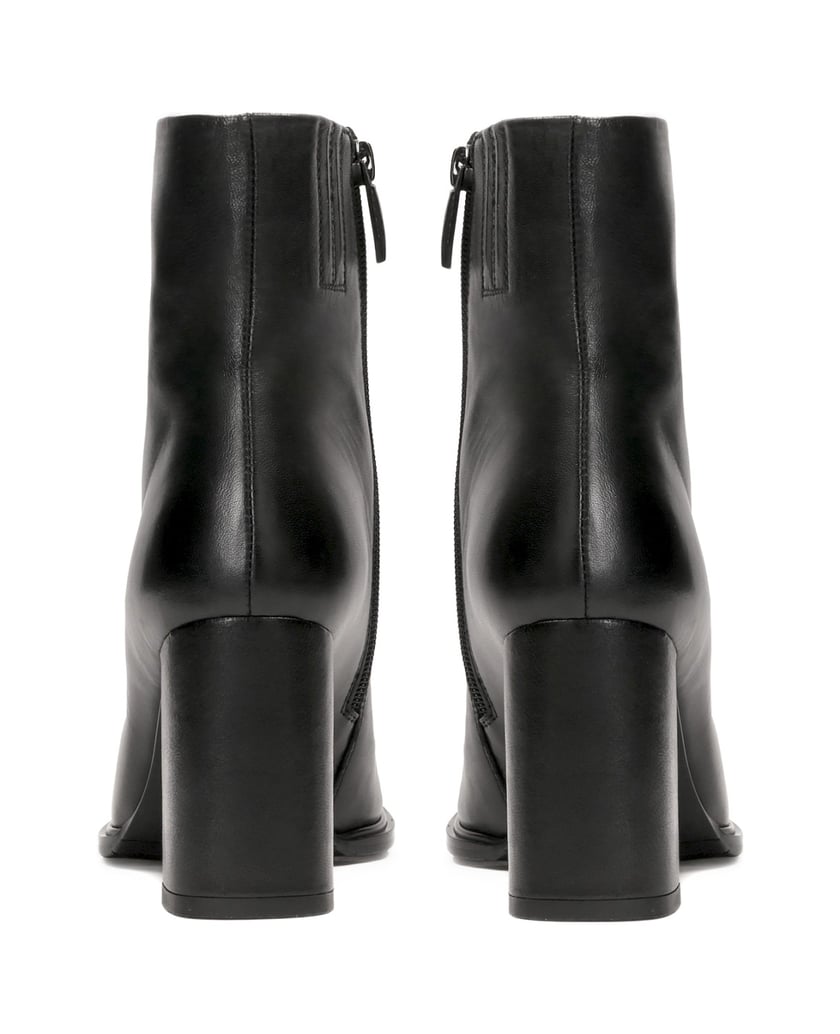 Kazar-Schwarze-Lederstiefel-mit-quadratischer-Spitze-schwarz
