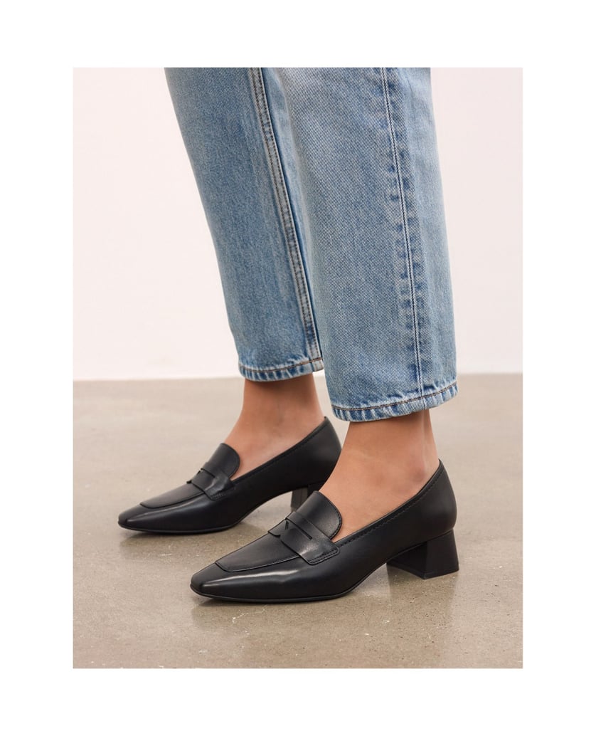Kazar-Schwarze-Pumps-mit-breitem,-niedrigem-Absatz-schwarz