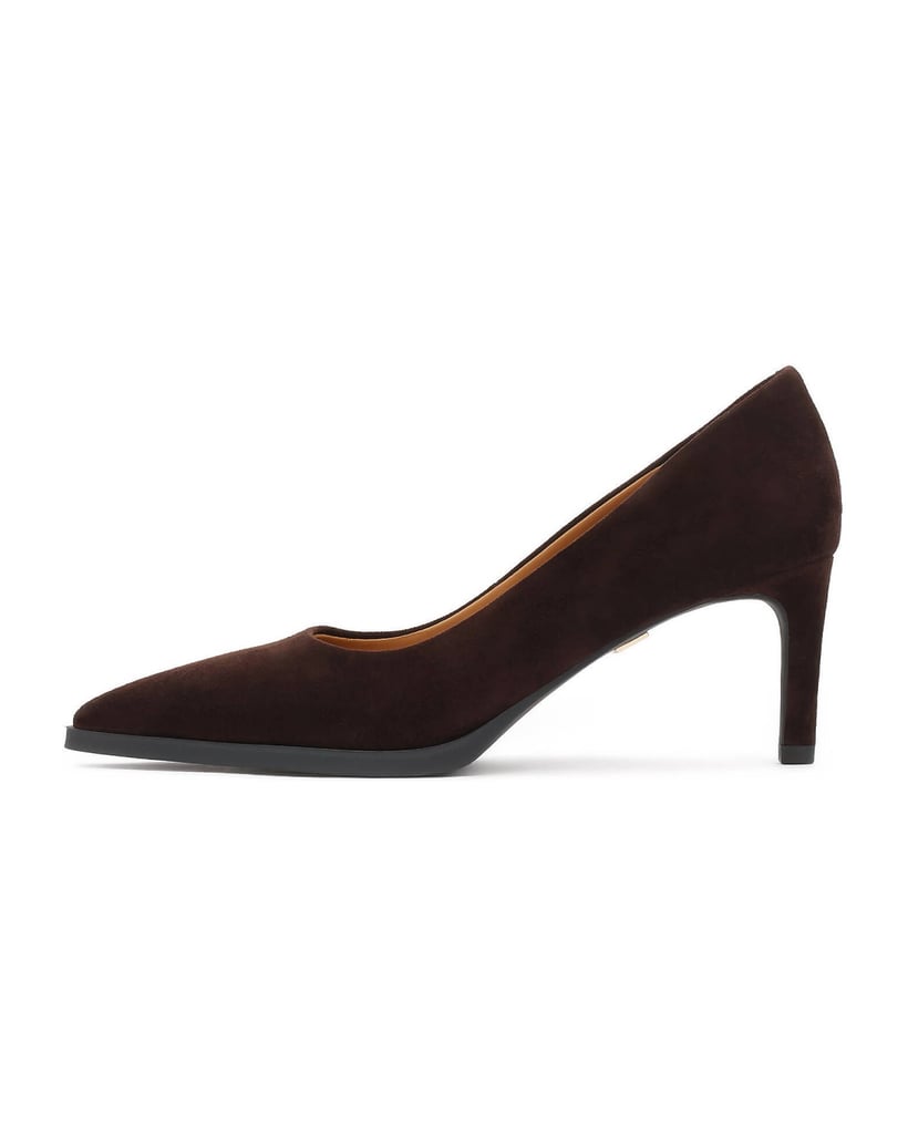 Kazar-Klassische-Pumps-aus-Wildleder-in-brauner-Farbe-braun