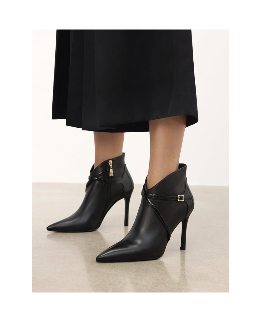 Kazar-Hochhackige-Stiefel-mit-konturiertem-Schaft-schwarz
