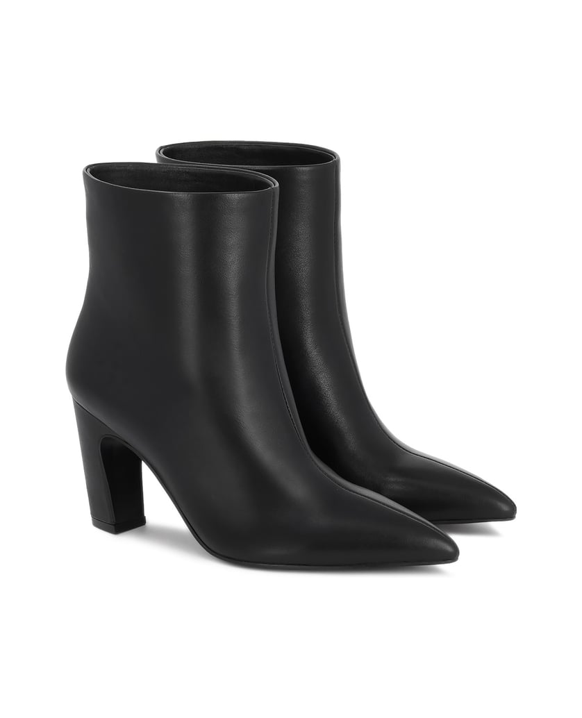 Kazar-Schwarze-Stiefel-mit-Absatz-und-Schaft-zum-Hineinschlüpfen-schwarz