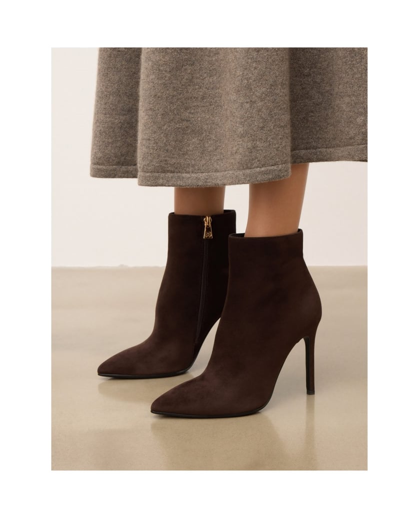 Kazar-Braune-Wildlederstiefel-mit-schlankem-Absatz-braun