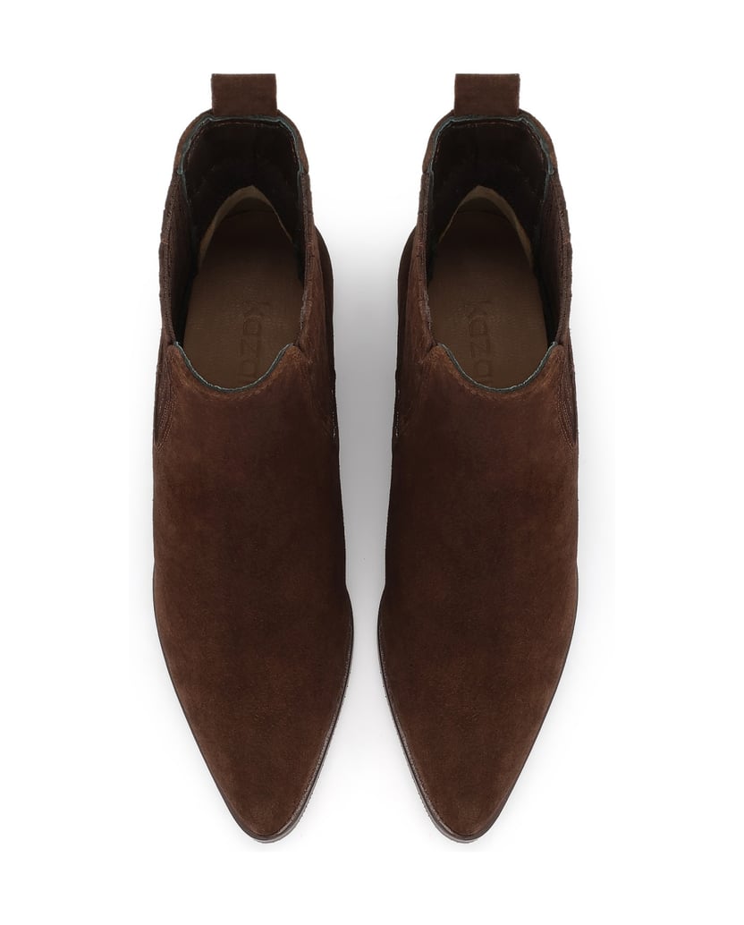 Kazar-Braune-Chelsea-Stiefel-aus-Wildleder-braun