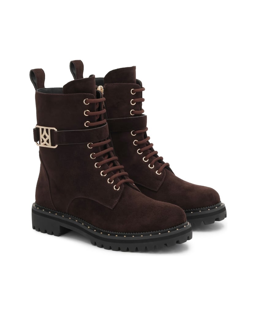 Kazar-Braune-Stiefel-mit-abnehmbarem-Riemen-braun