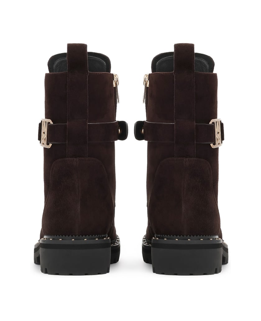 Kazar-Braune-Stiefel-mit-abnehmbarem-Riemen-braun