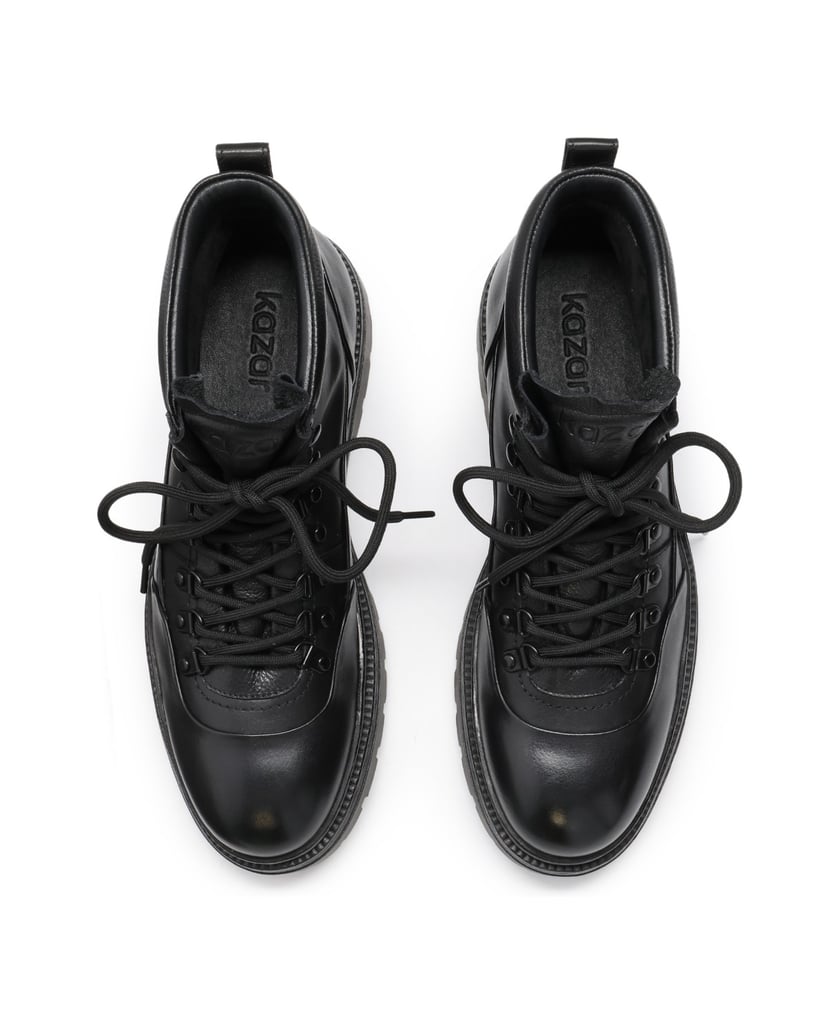 Kazar-Schwarze-Herrenstiefel-aus-Naturleder-schwarz