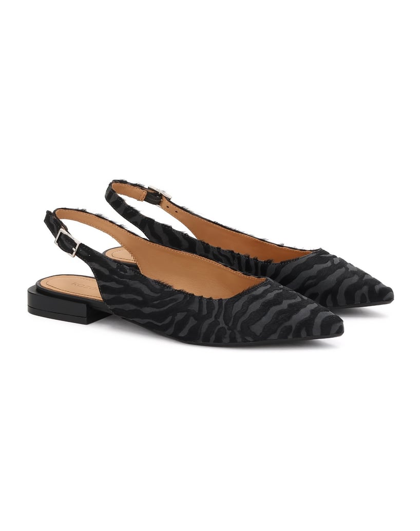 Kazar-Flache-Pumps-mit-Zebramuster-schwarz