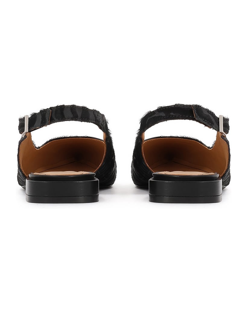 Kazar-Flache-Pumps-mit-Zebramuster-schwarz