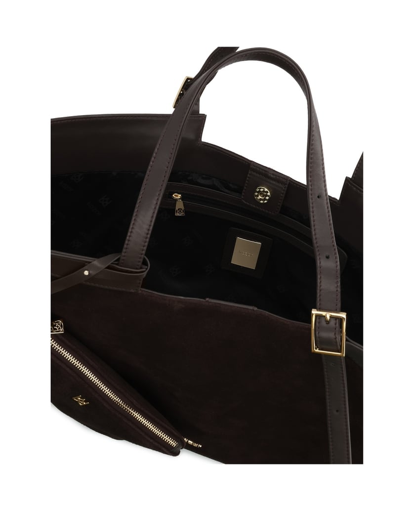 Kazar-Große-braune-Wildlederhandtasche-braun