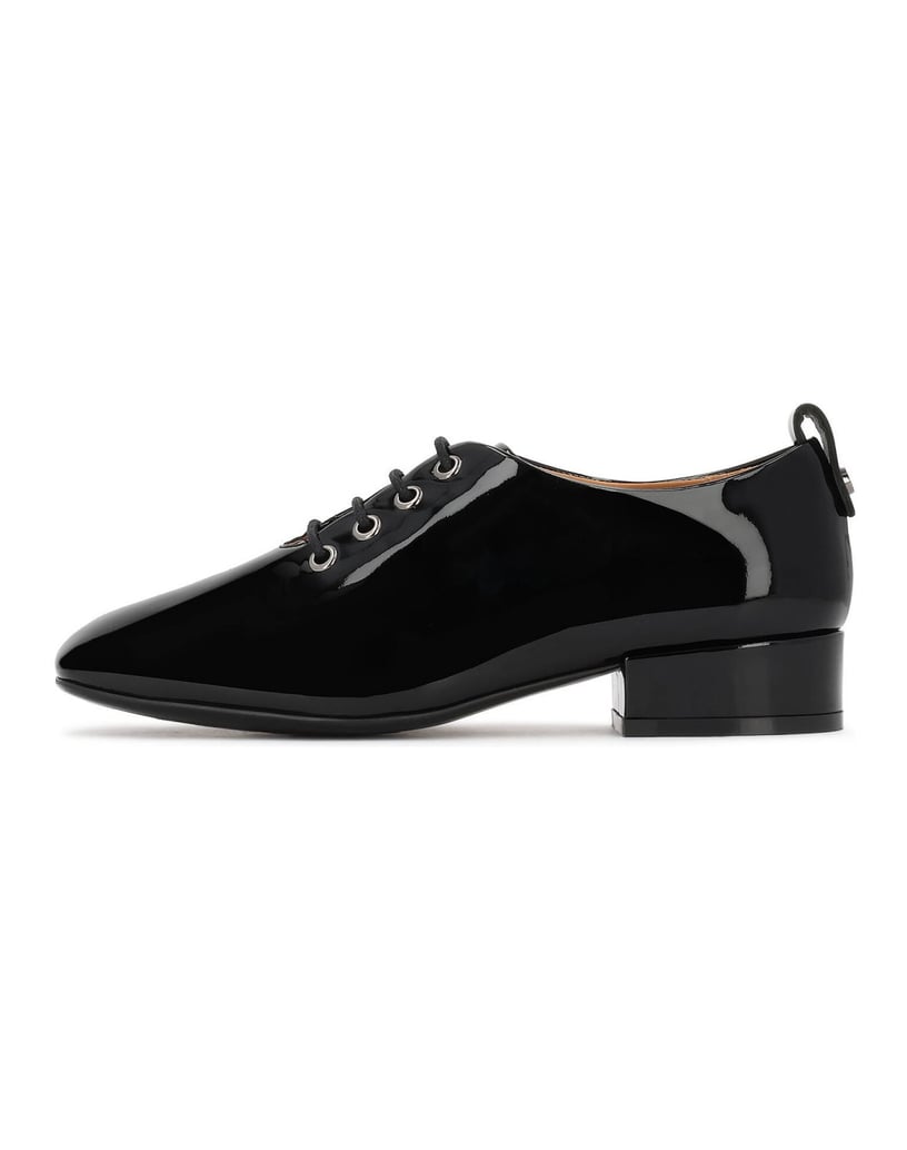 Kazar-Lackleder-Schuhe-mit-Schnürsenkeln-schwarz