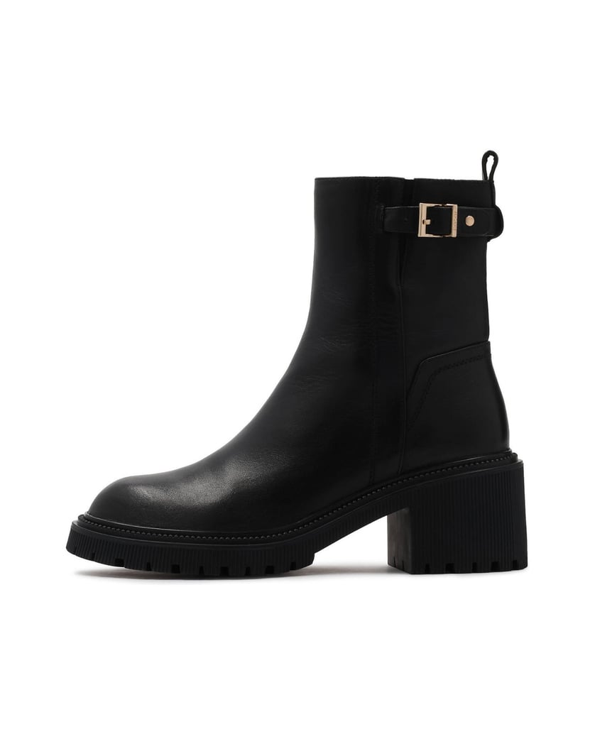 Kazar-Lederstiefel-mit-hohem-Schaft-mit-Reißverschluss-schwarz