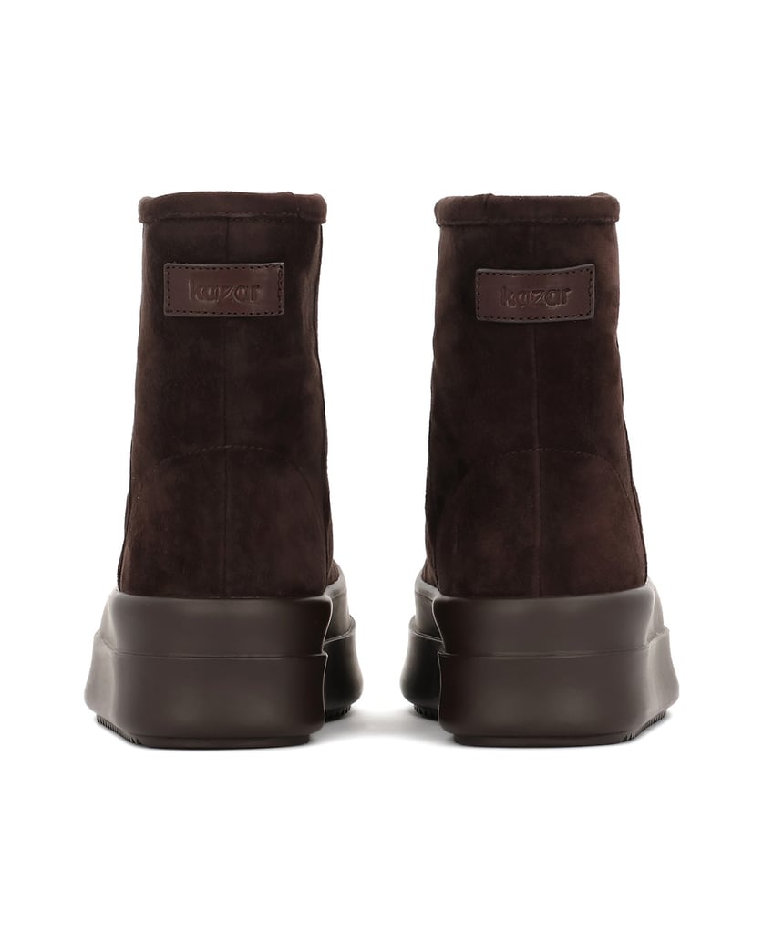 Kazar-Braune-Schneestiefel-mit-dicker-Sohle-und-Isolierung-aus-Schafwolle-braun