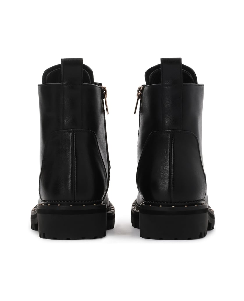 Kazar-Lederstiefeletten-schwarz