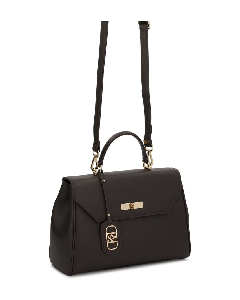 Kazar-Braune-Lederhandtasche-in-Form-eines-Rüssels-braun