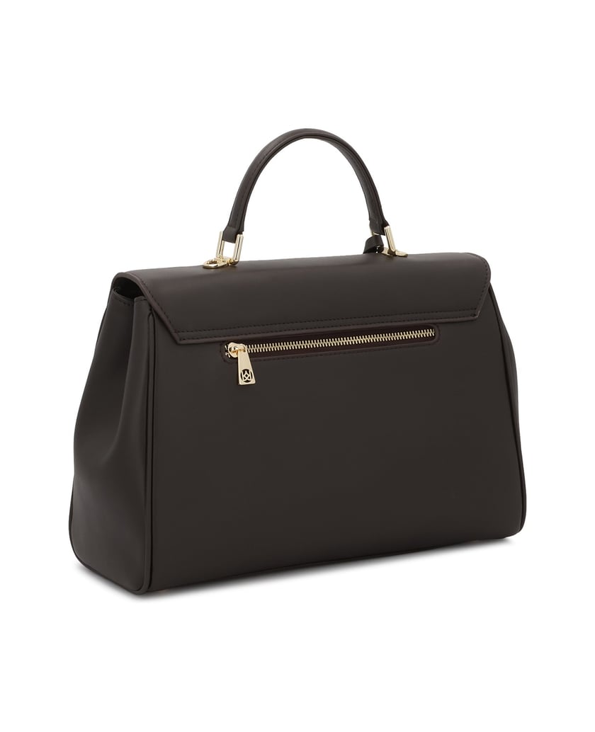 Kazar-Braune-Lederhandtasche-in-Form-eines-Rüssels-braun