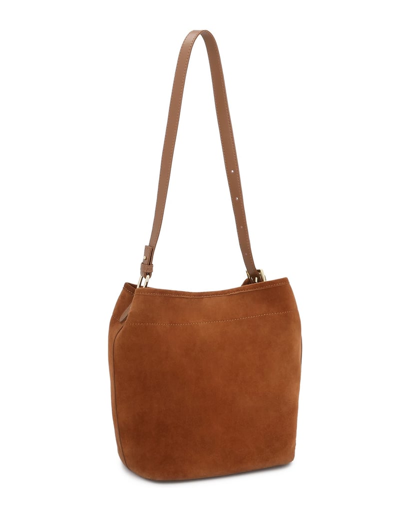 Kazar-Hellbraune-Hobo-Handtasche-aus-Wildleder-mit-verstellbarem-Griff-camel