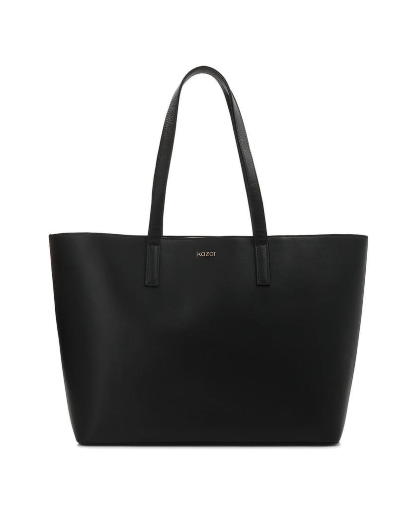 Kazar-Minimalistische-Umhängetasche-aus-Leder-schwarz